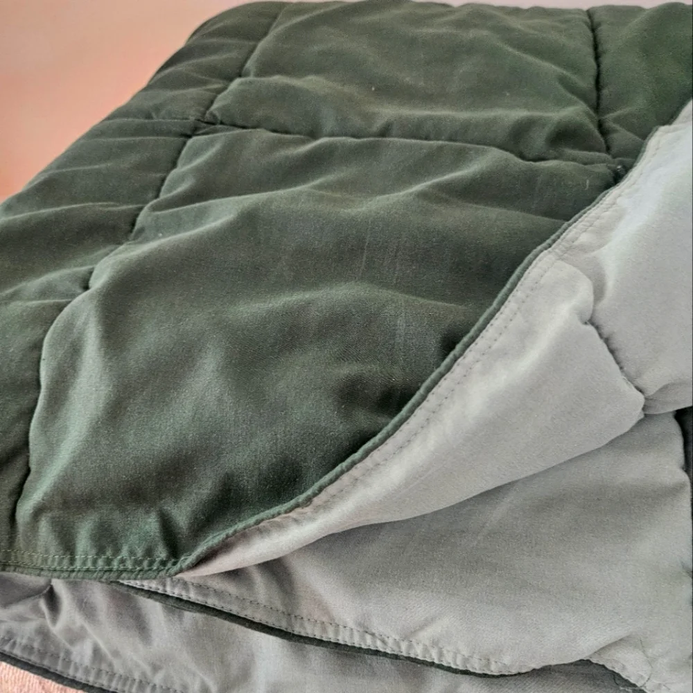 Green Twin/Twin XL Reversible Comforter Duvet